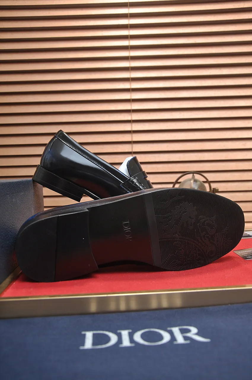 Men's shoes 💰580💶[Dior] (water-dyed cowhide lining) Dior original 1:1 high-quality factory, imported original materials, imported raw cowhide, water-dyed cowhide lining, original TPU outsole, code number: 39-44 (45 customized)